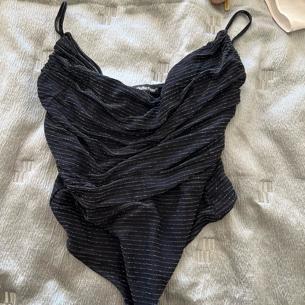 Charlotte Russe sparkly glitter bodysuit